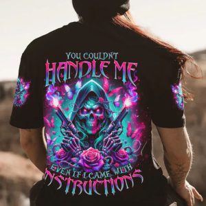 YOU COUDN'T HANDLE ME SKULL REAPER ROSE ALL OVER PRINT T SHIRT (1)