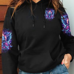 YOU COULDN'T HANDLE ME SKULL ALL OVER PRINT HOODIE