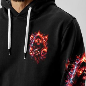 YOU MY FRIEND SHOULD HAVE BEEN SWALLOWED REAPER ALL OVER PRINT HOODIE