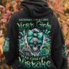 YOUR FIRST MISTAKE MESSY BUN ALL OVER PRINT HOODIE 1