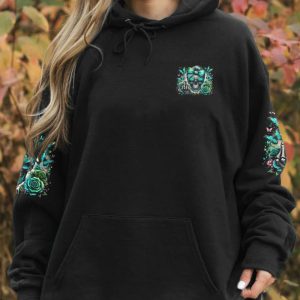 YOUR FIRST MISTAKE MESSY BUN ALL OVER PRINT HOODIE