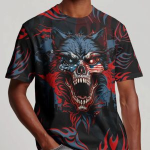 YOUR FIRST MISTAKE WOLF AMERICA FLAG ALL OVER PRINT T SHIRT (1)