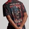 YOUR FIRST MISTAKE WOLF AMERICA FLAG ALL OVER PRINT T SHIRT
