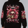 ZERO F GIVEN MESSY BUN ALL OVER PRINT HOODIE 1