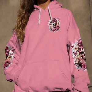 ZERO F GIVEN PINK ALL OVER PRINT HOODIE