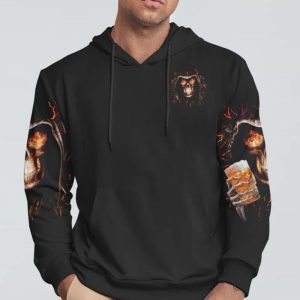 THE DEVIL WHISPERED TO ME BRING BEER SKULL ALL OVER PRINT HOODIE (1)