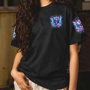 THE GOOD GIRL IN ME BONES SKULL ALL OVER PRINT T SHIRT (1)