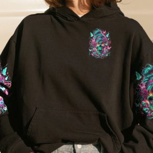 THE GOOD GIRL IN ME MESSY BUN SKULL ALL OVER PRINT HOODIE (1)