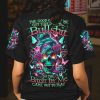 THE GOOD GIRL IN ME MESSY BUN SKULL ALL OVER PRINT T SHIRT (1)