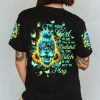 THE GOOD GIRL IN ME MESSY BUN SUNFLOWER ALL OVER PRINT T SHIRT (1)