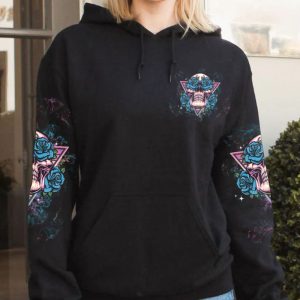 THE GOOD GIRL IN ME ROSE SKULL TRIANGLE ALL OVER PRINT HOODIE (1)