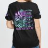 THE GOOD GIRL IN ME SKELETON ALL OVER PRINT T  SHIRT