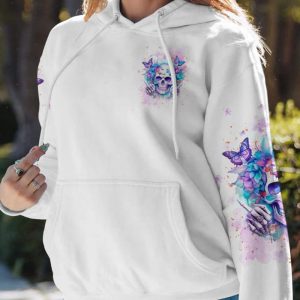 THE GOOD GIRL IN ME SKULL ALL OVER PRINT HOODIE