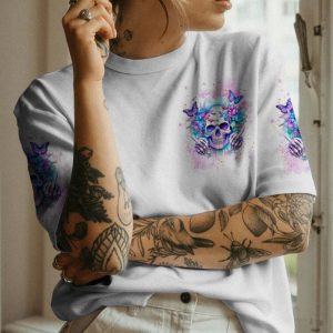 THE GOOD GIRL IN ME SKULL ALL OVER PRINT T SHIRT (1)