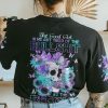 THE GOOD GIRL IN ME SKULL SUNFLOWER ALL OVER PRINT T SHIRT