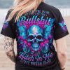 THE GOOD GIRL IN ME SKULLS WINGS ALL OVER PRINT T SHIRT