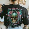 THE OLDER I GET SKULL ROSE ALL OVER PRINT T SHIRT