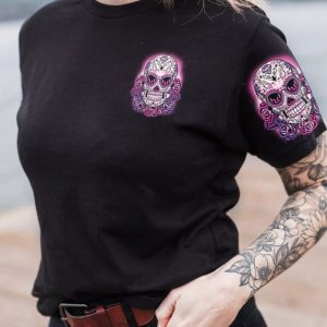TODAY MOOD SUGAR SKULL ALL OVER PRINT T SHIRT