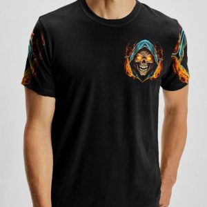 TODAY'S MOOD CRANKY REAPER ALL OVER PRINT T SHIRT