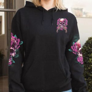 UNDERESTIMATE ME ROSE SKULL G ALL OVER PRINT HOODIE (1)