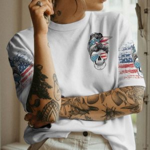 WARNING KINDA CRAZY AMERICAN SKULL ALL OVER PRINT T SHIRT (1)