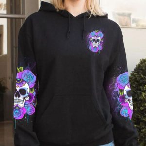 WARNING KINDA CRAZY SKULL ALL OVER PRINT HOODIE (1)