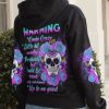 WARNING KINDA CRAZY SKULL ALL OVER PRINT HOODIE