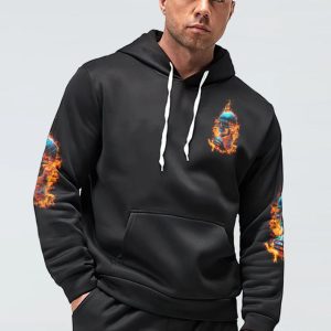 WARNING MY SENSE OF HUMOR SKULL ALL OVER PRINT HOODIE