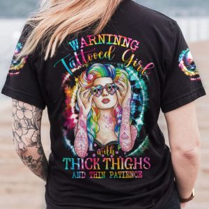 WARNING TATTOOED GIRL ALL OVER PRINT T SHIRT (2)