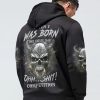 WHEN I WAS BORN DEVIL SAID ALL OVER PRINT HOODIE