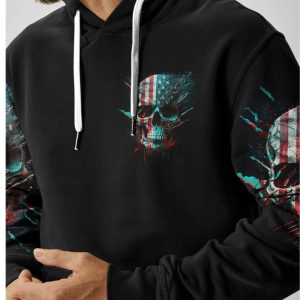 WHILE YOU'RE TALKING BEHIND MY BACK SKULL ALL OVER PRINT HOODIE