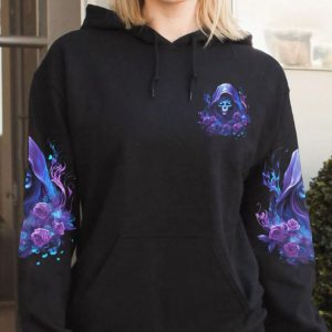 YES I'M A B BUT NOT YOURS ALL OVER PRINT HOODIE