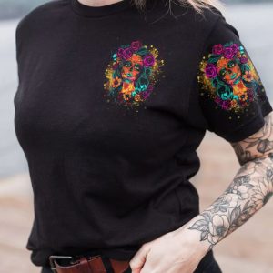 YES I'M A B BUT NOT YOURS ALL OVER PRINT T SHIRT (2)