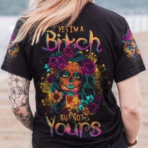 YES I'M A B BUT NOT YOURS ALL OVER PRINT T SHIRT (3)