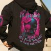 MY GIVE A F ROSE SKULL ALL OVER PRINT HOODIE