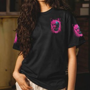   MY GIVE A F ROSE SKULL ALL OVER PRINT T SHIRT (1)