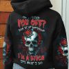 OH I PISSED YOU OFF SKULL ROSE ALL OVER PRINT HOODIE