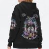 SASSY SINCE BIRTH MESSY BUN BEACH ALL OVER PRINT HOODIE