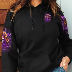 SHE IS SUNSHINE SUNFLOWER SKULL ALL OVER PRINT HOODIE (1)