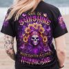 SHE IS SUNSHINE SUNFLOWER SKULL ALL OVER PRINT T SHIRT (1)