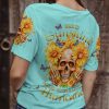 SHE IS SUNSHINE SUNFLOWER SKULL ALL OVER PRINT T SHIRT (3)