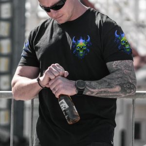 SHE IS SUNSHINE SUNFLOWER SKULL ALL OVER PRINT T SHIRT (5)