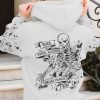 SKELETON RIBBON ALL OVER PRINT HOODIE