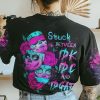 STUCK BETWEEN IDK IDC AND IDGAF SKULL ALL OVER PRINT T SHIRT (4)
