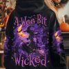 A WEE BIT WICKED HALLOWEEN BLACK ALL OVER PRINT