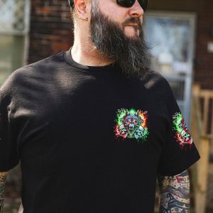 BLAME YOURSELF SKULL WOLF ALL OVER PRINT 1