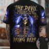 BRING BEER GRIM REAPER ALL OVER PRINT