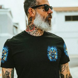 DON'T PISS OFF OLD PEOPLE SKULL ALL OVER PRINT 1