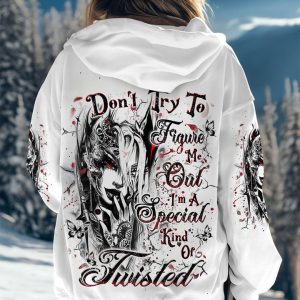 DON'T TRY TO FIGURE ME OUT ALL OVER PRINT 1