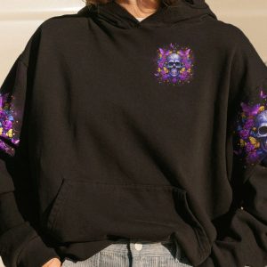 I AM A SWEET GIRL FLOWER SKULL ALL OVER PRINT 1